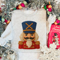 Faux Yarn Nutcracker Christmas 202Sweatshirt Gildan