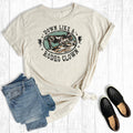 Western Down Like A Rodeo Clown Graphic Tee
