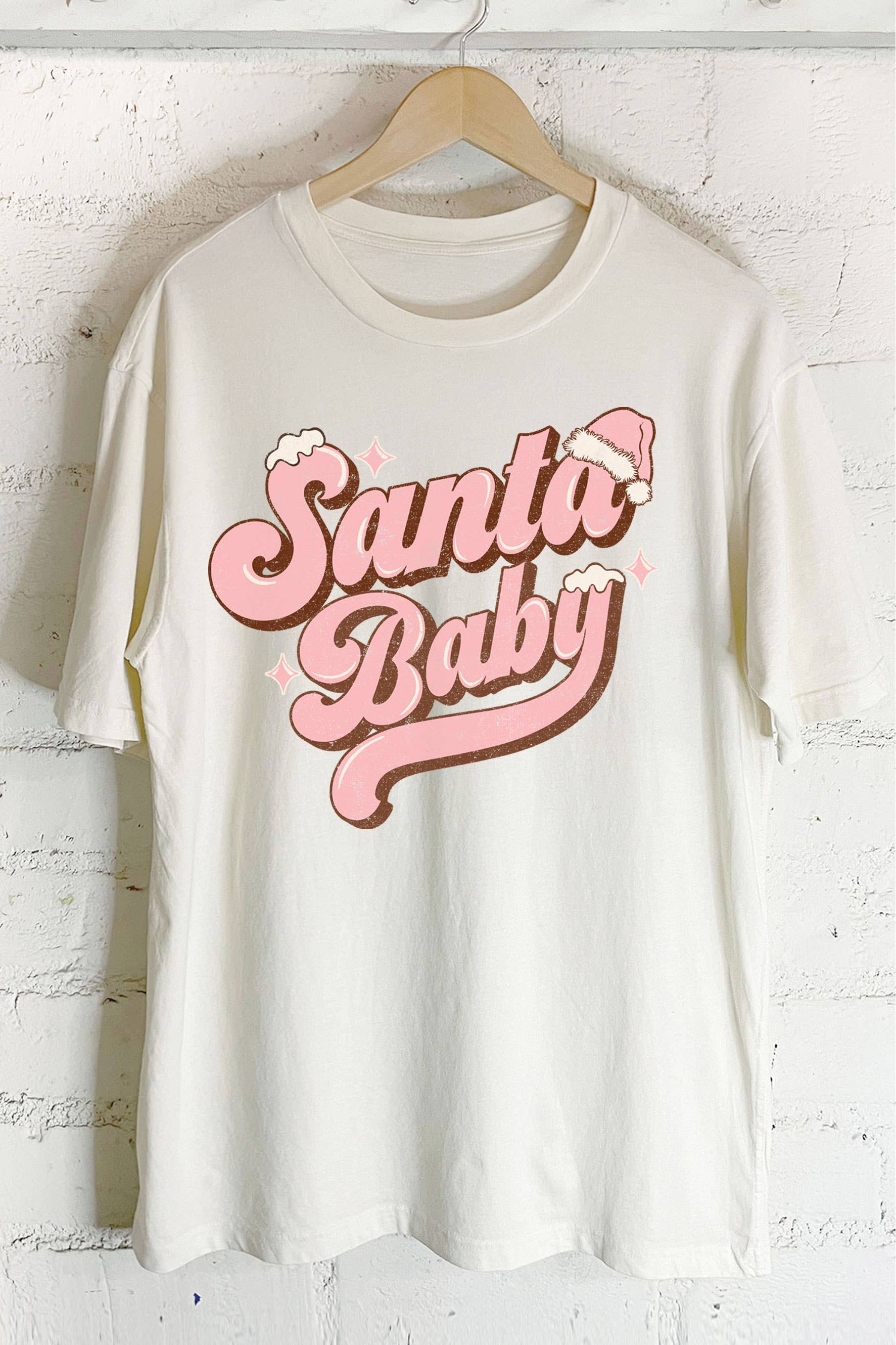 Santa Baby Oversize Graphic Tshirts