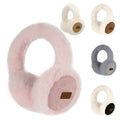 Vegan Suede & Faux Fur Solid Winter Earmuffs