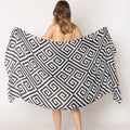 Summer Geometric Print Scarf/Wrap