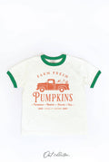 Farm Fresh Pumpkins Toddler Unisex Ringer Top