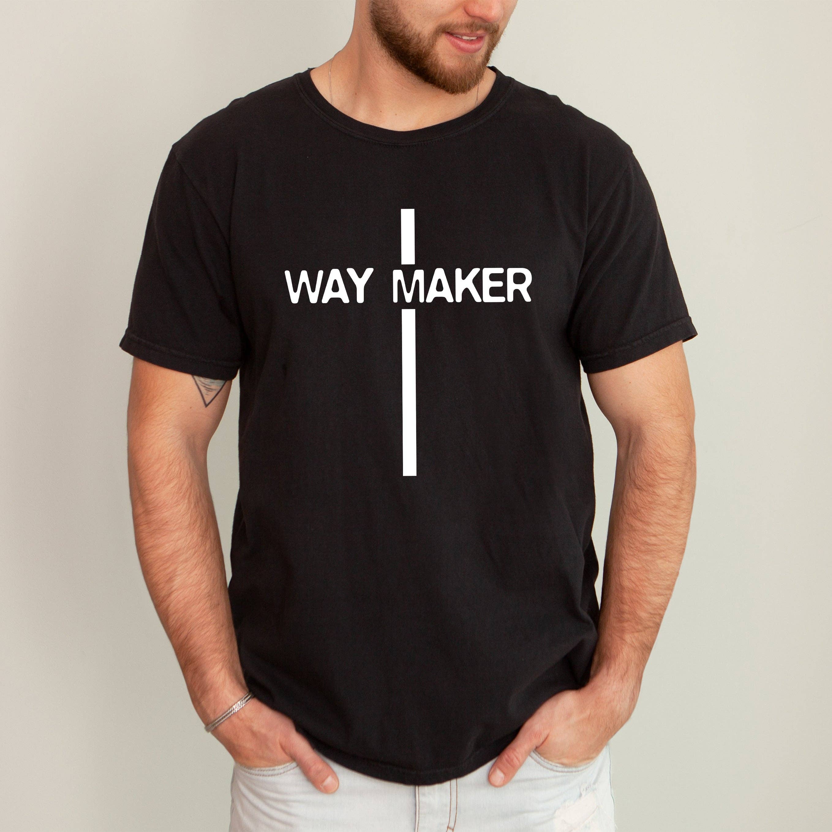 Way Maker, Faith, Christian, Gospel, Jesus, Religious Tshirt
