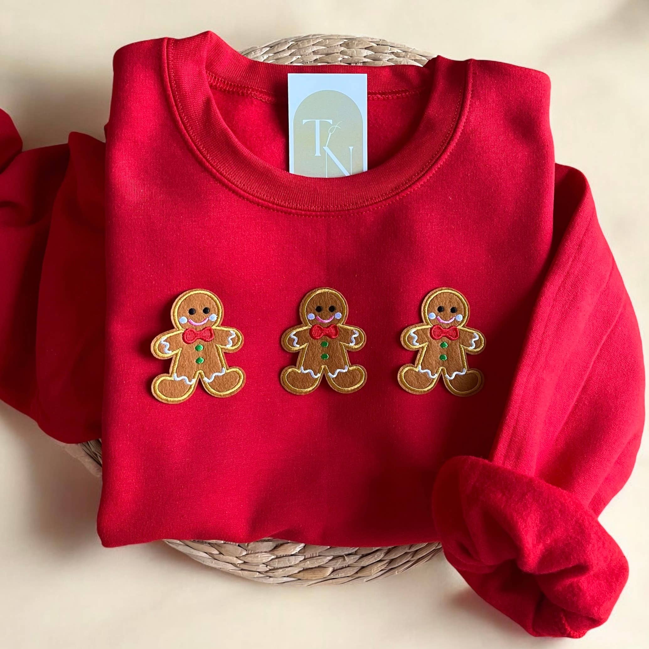 Gingerbread Cookies Sweatshirt, Holiday Sweaters For Women