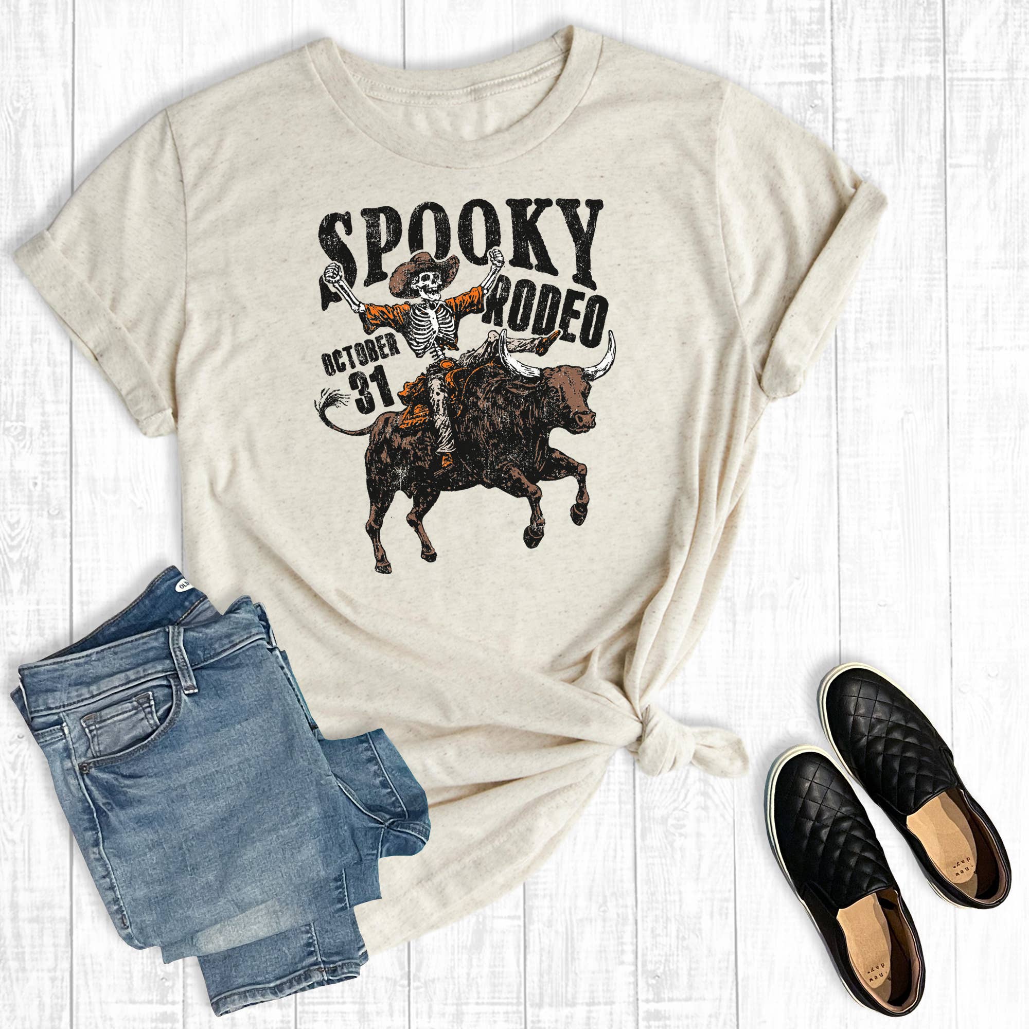 Halloween Spooky Rodeo Graphic Tee