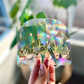 Rainbow Maker Suncatcher Window Decal Sticker - Potted Plant