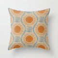 Boho Sun and Sea Vintage Ogee Throw Pillow Gallery Image 6