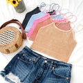 ".Washed Rib Seamless Double Strap Bralette Brami