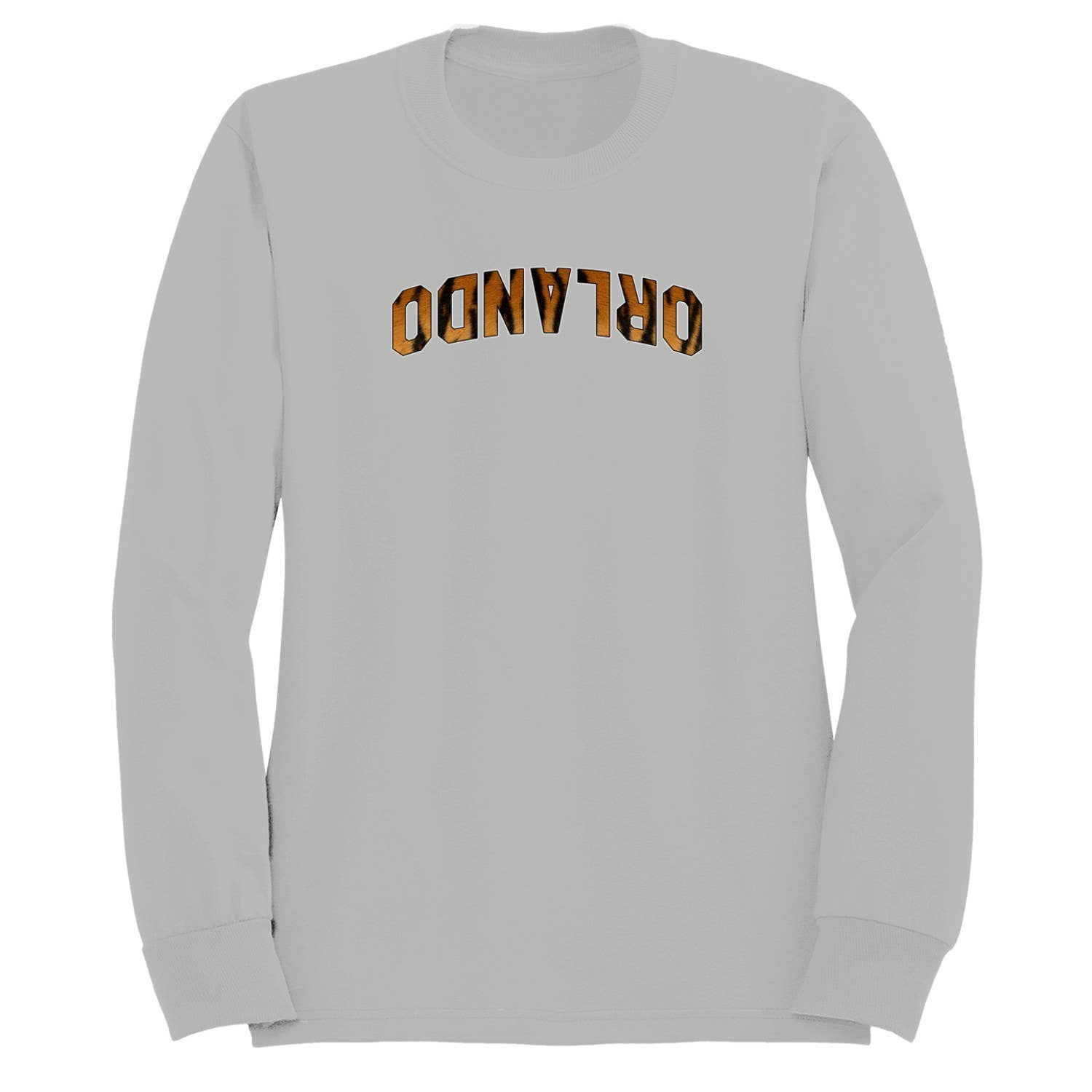 Orlando Tiger Fur Bold Lettering Men's Sweatshirt