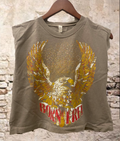 Born Free Boxy Midriff Muscle Top