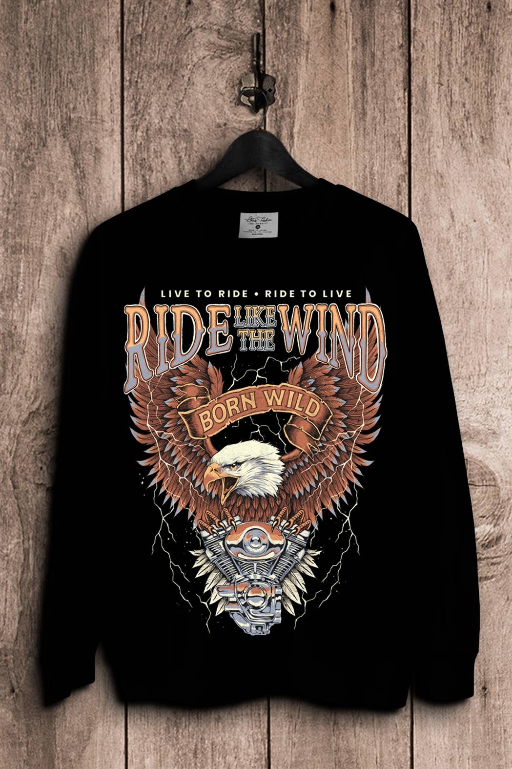 Ride Like the Wind Born Free Sweatshirts