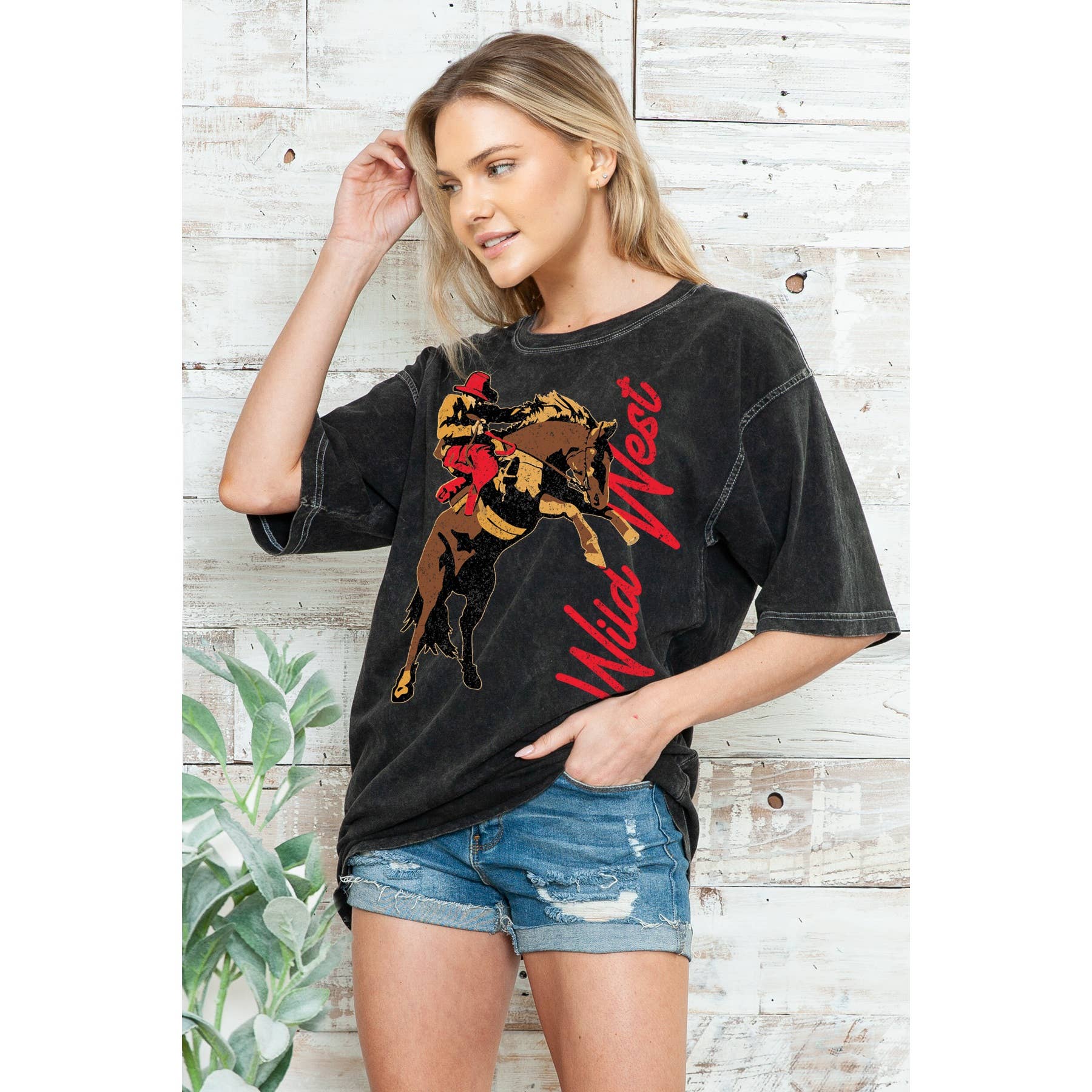 Wild West-Unisex Oversized Mineral Wash