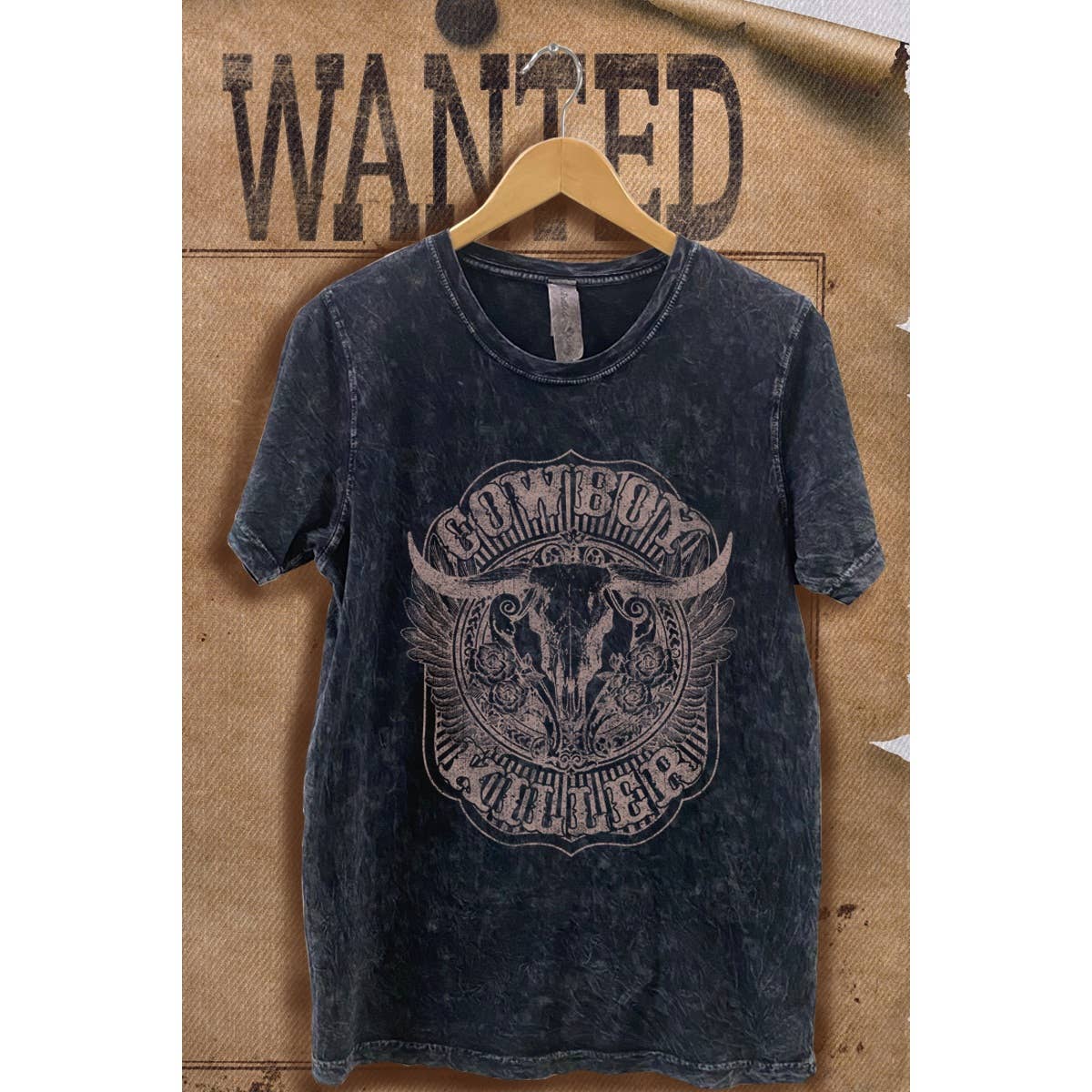 Cowboy Killer Vintage  Mineral Wash Vintage  Graphic  Tee