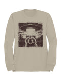 Raccoon Meets Ufo Adventure Women's Sweatshirt