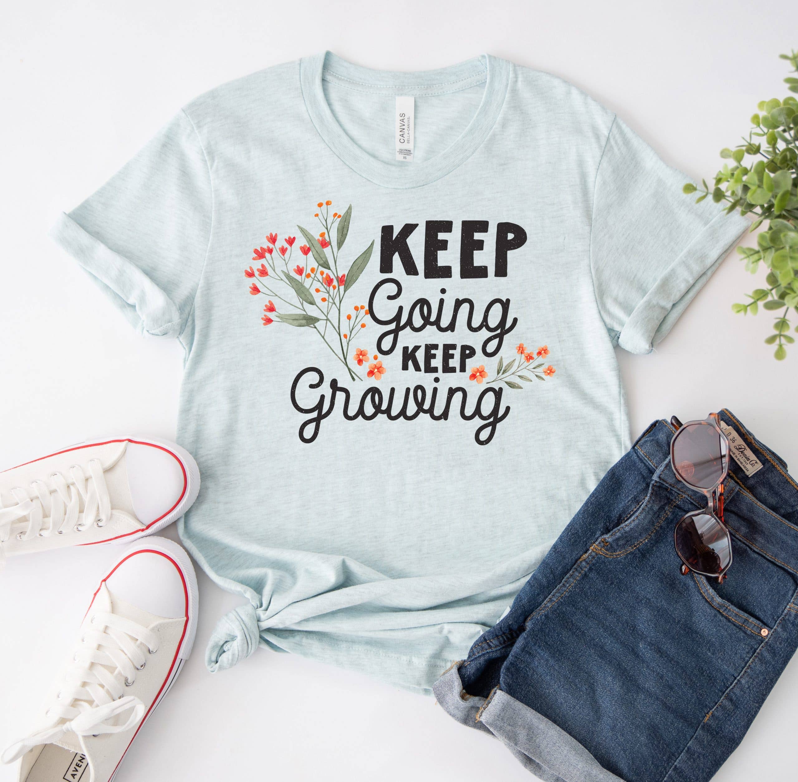 Keep Going Keep Growing T-Shirt