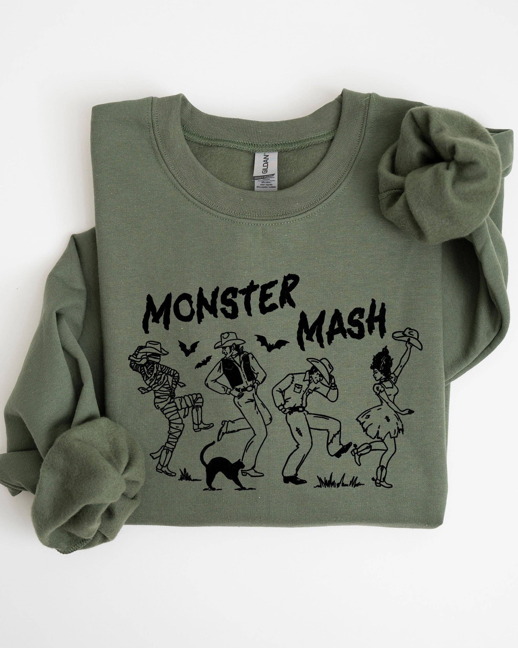 Monster Mash, Skeleton,  Spooky, Halloween Sweatshirt