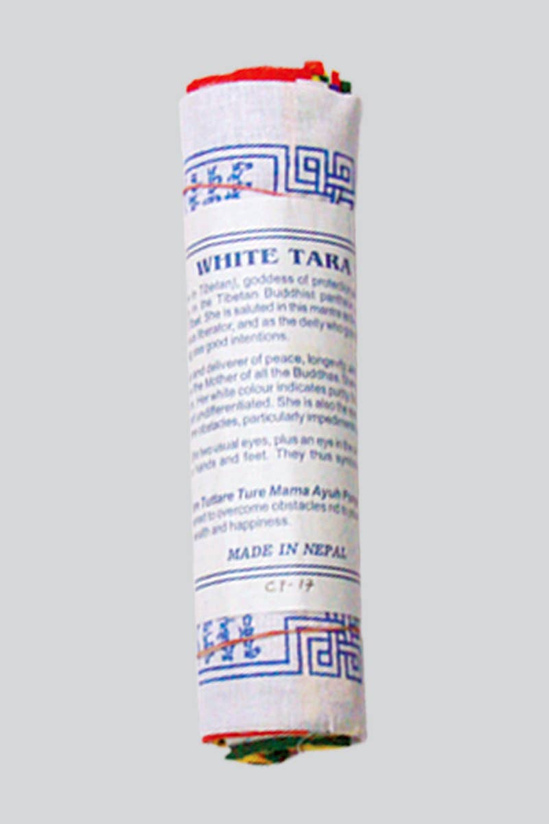 White Tara Prayer Flags (CP-17)