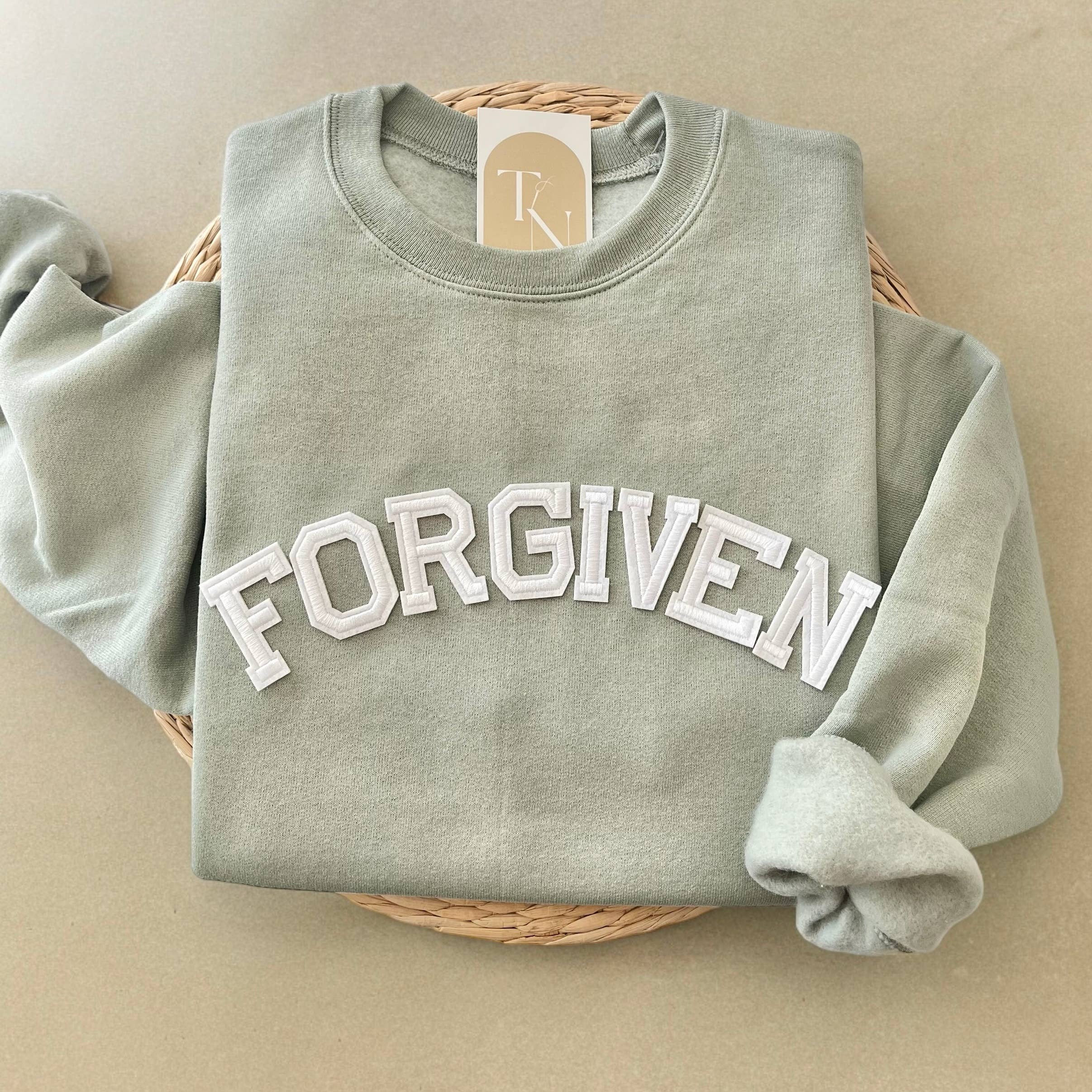 Forgiven Sweatshirt, Christian Clothing