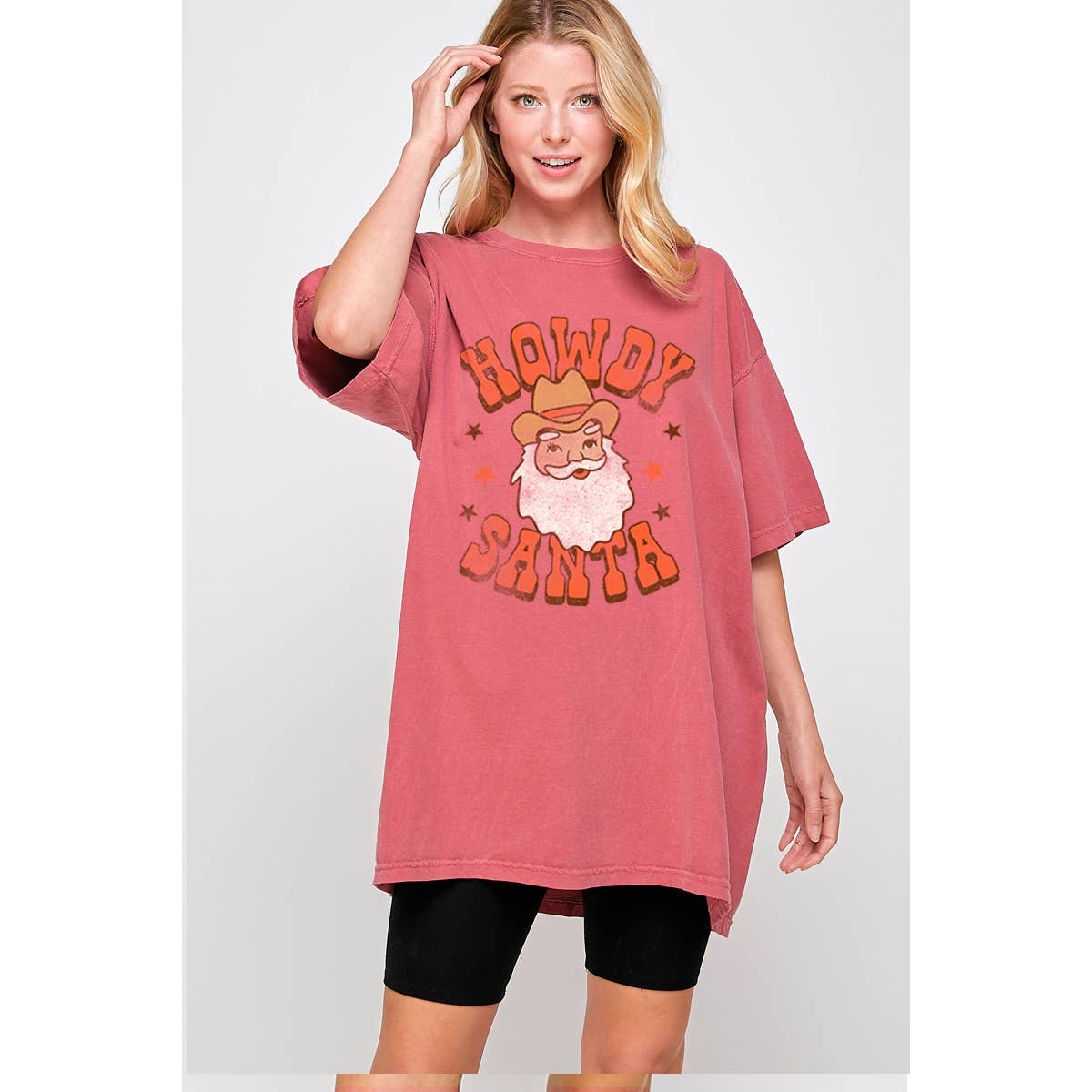 Howdy Santa Christmas  Vintage  Graphic Tee
