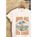 Southside Sun Beach Vintage  Graphic  Oversized Tee