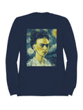 Starry Night Inspired Portrait Art Women's Sweatshirt