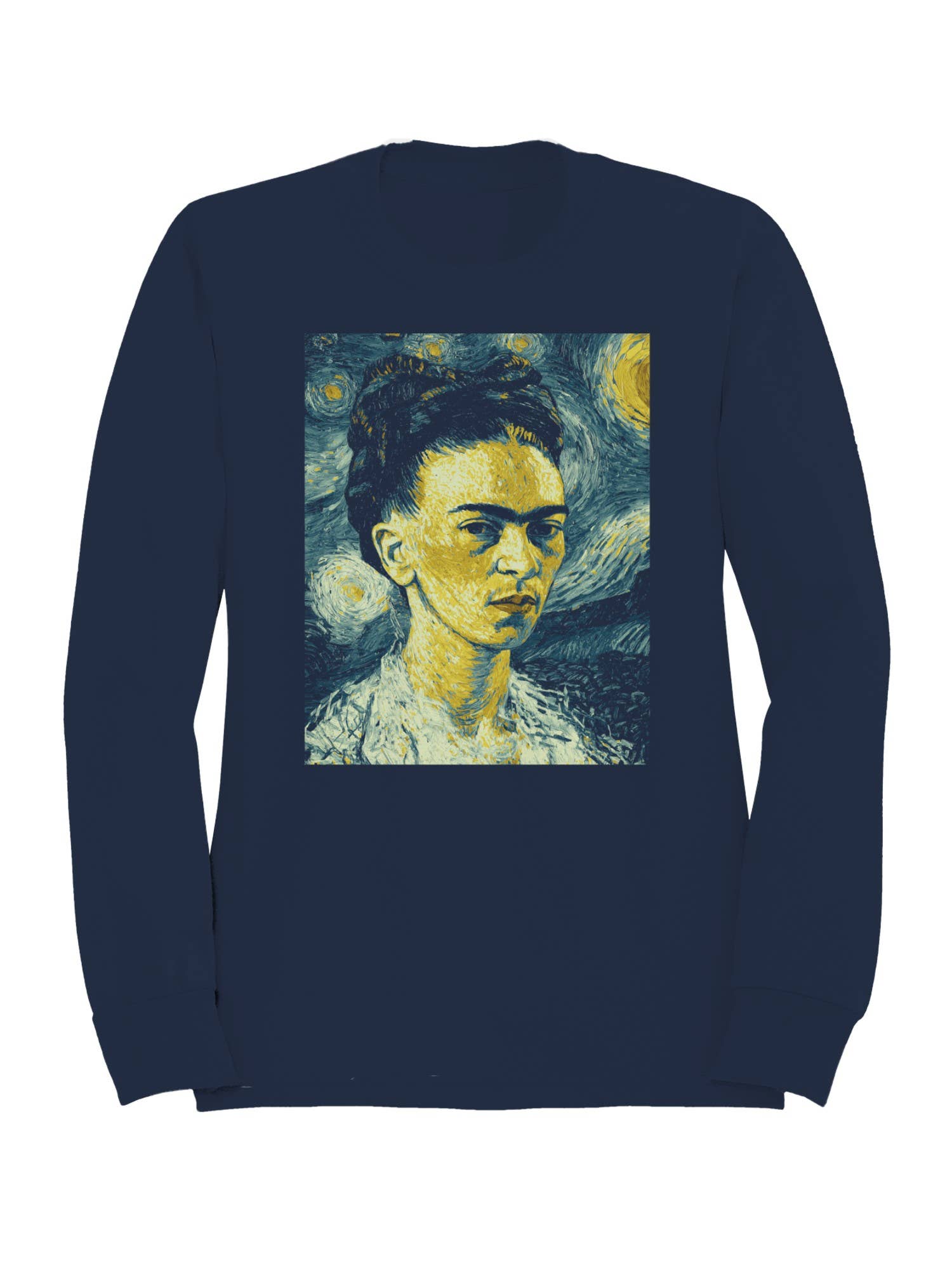 Starry Night Inspired Portrait Art Women's Sweatshirt