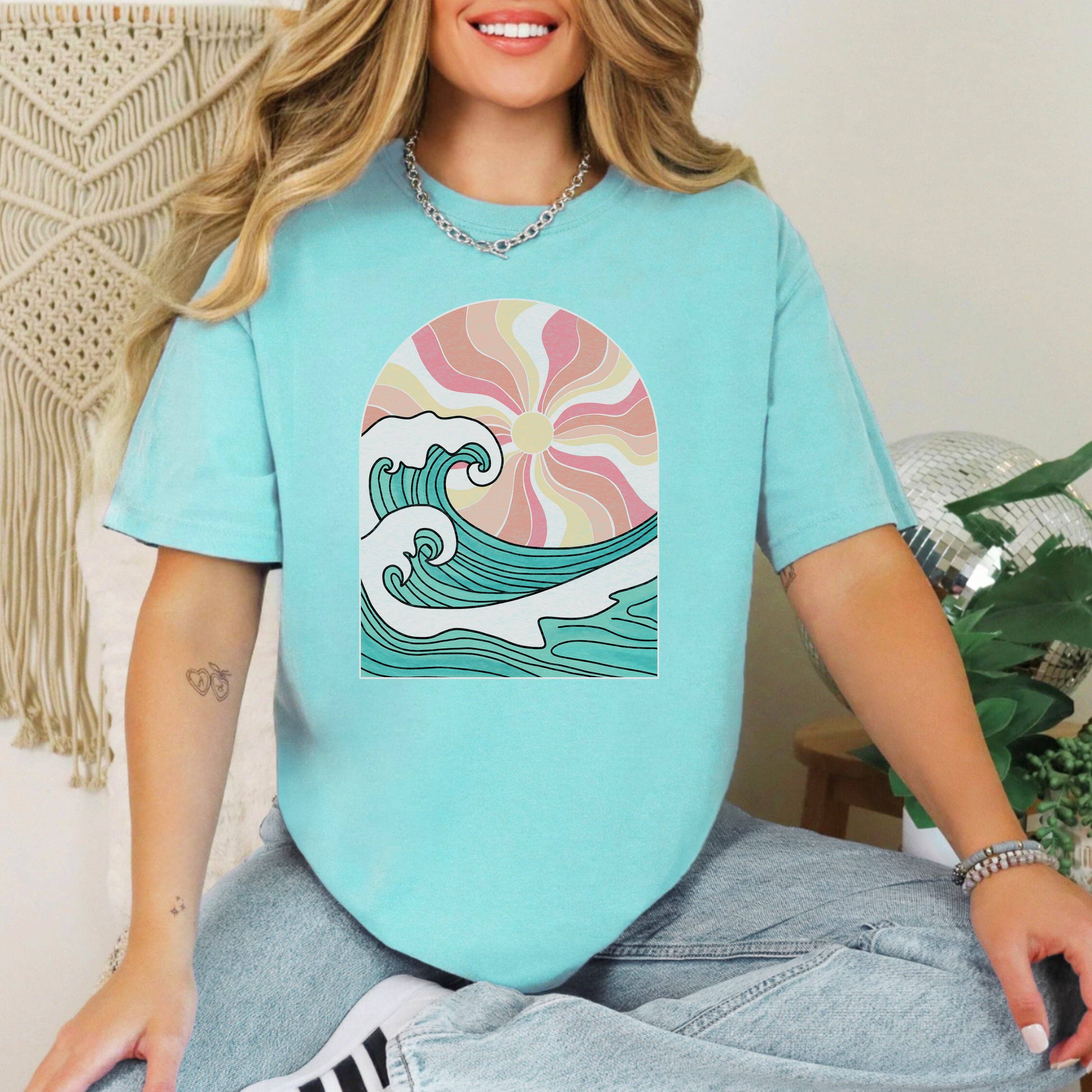 Ocean Sunset Tee | Beach | Wave