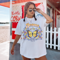 John 14:6 Floral Religious Butterfly Graphic Tee