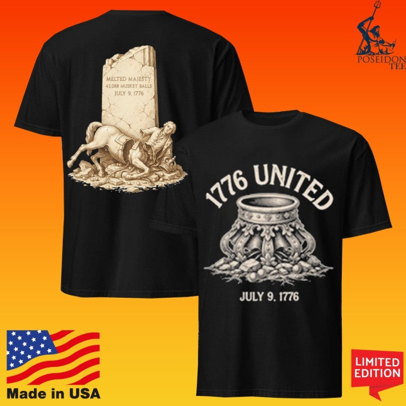 1776 United Melted Majesty 42088 Musket Balls July 9 1776 T-shirt