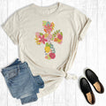 Faith Floral Cross Graphic Tee