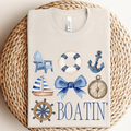 Boatin' Lake Style Graphic Tee
