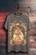 Western Cowgirl Tattoo Graphic Top