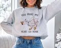 You Make My Heart Go Honk - Valentines Day Sweatshirt