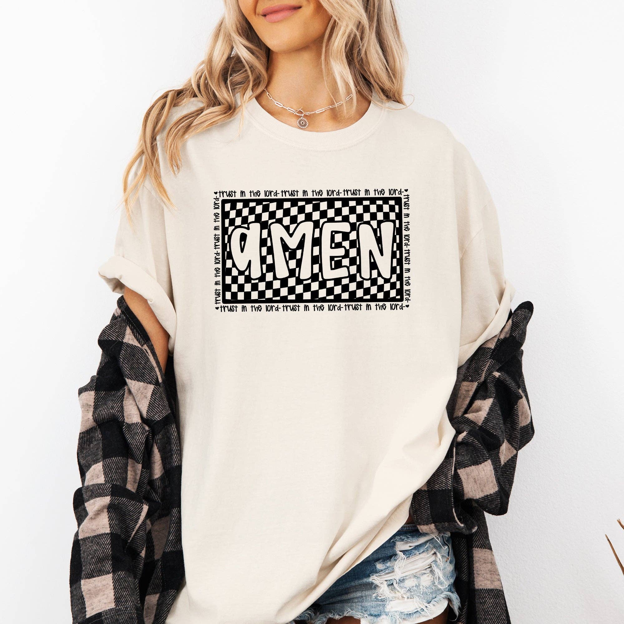 Amen, Trust in the Lord Christian, Jesus Gospel Faith Tshirt