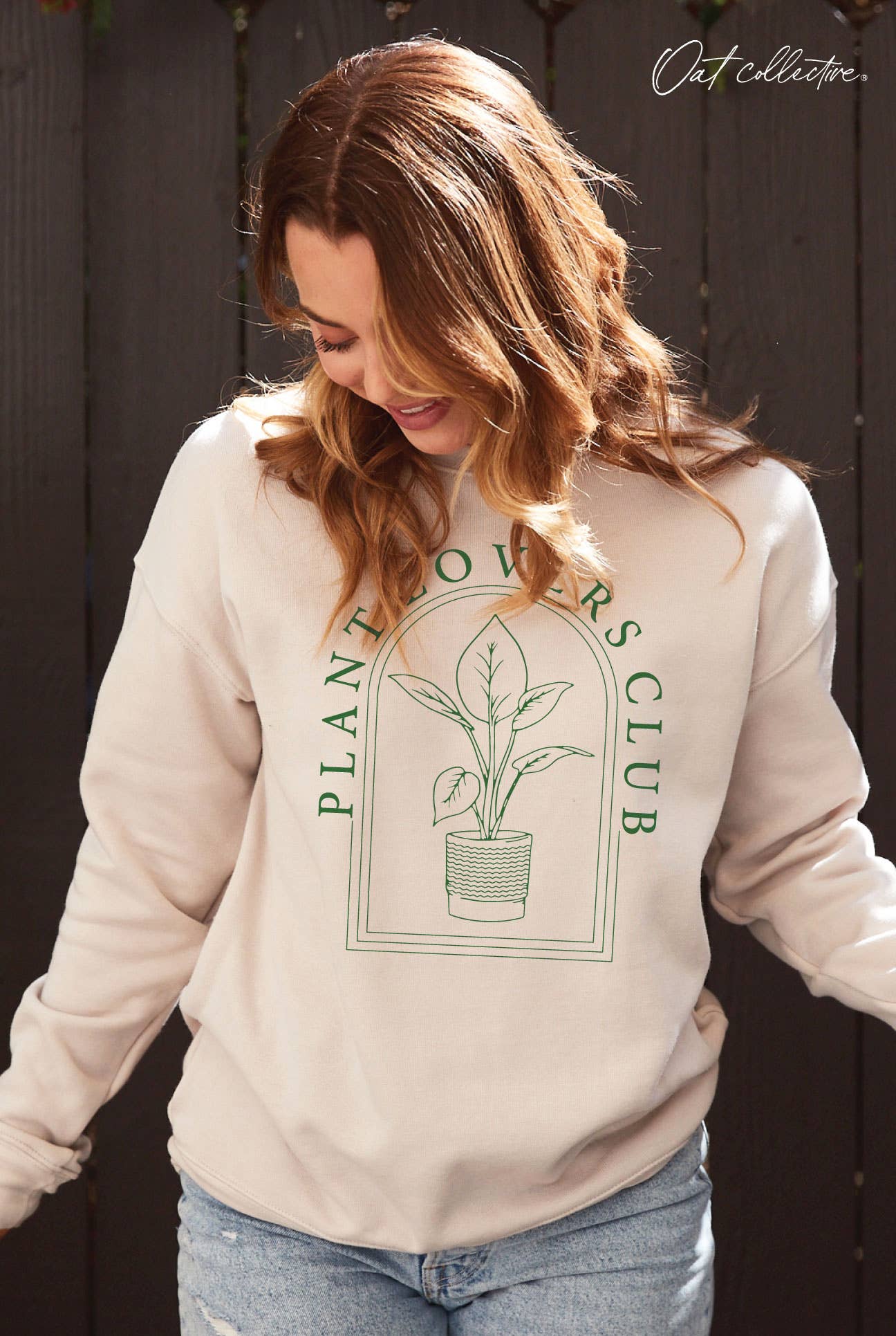 Plant Lovers Club Graphic Sweatshirt