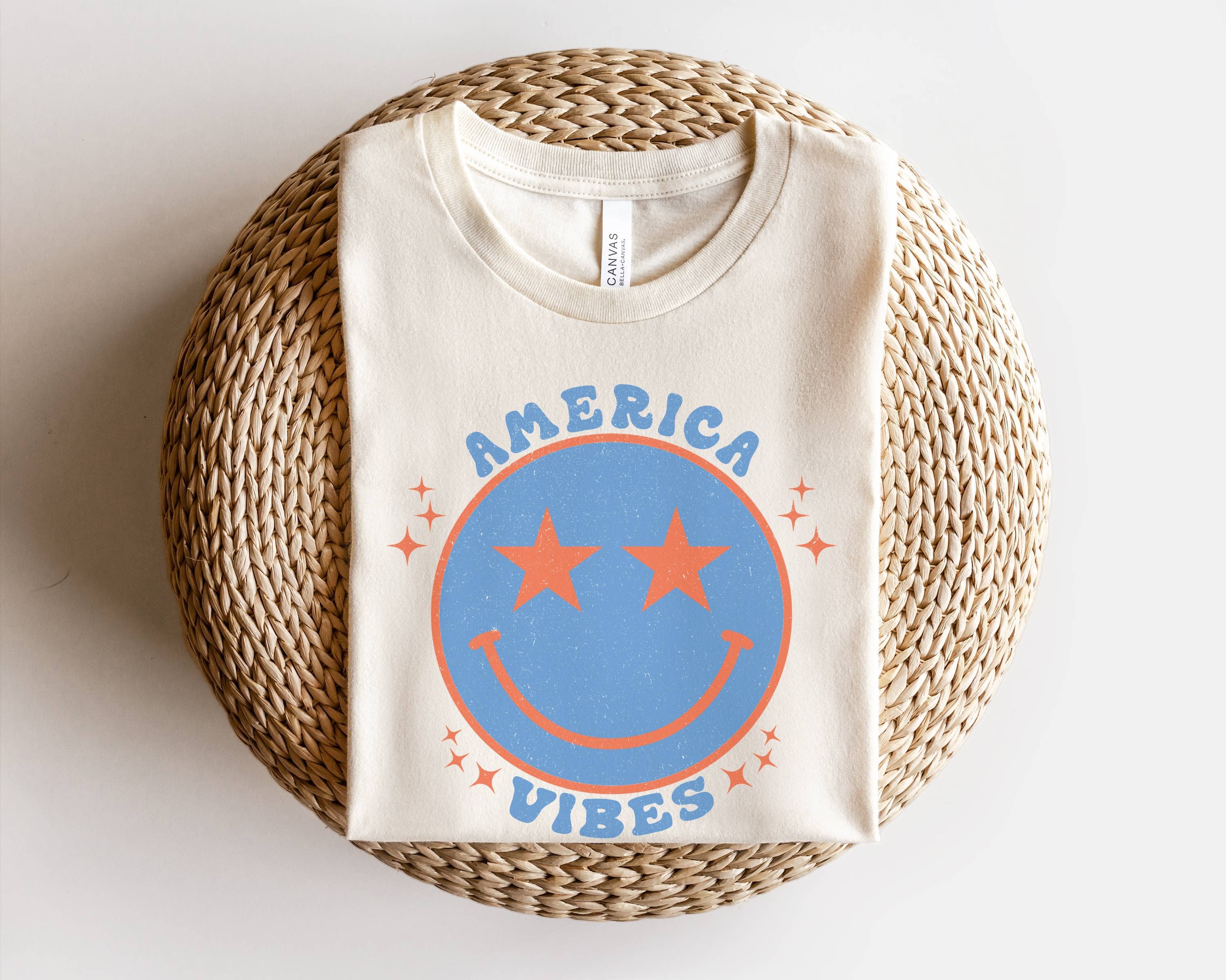 America Vibes Happy Face