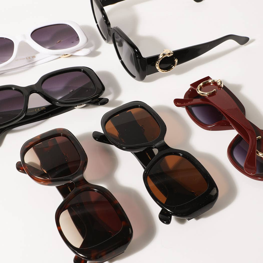 Year of Snake Deco Frame Fashion Sunglasses