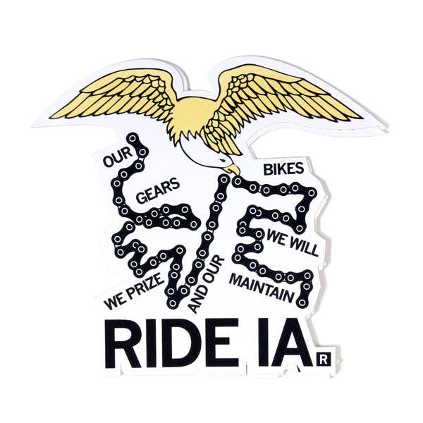 Ride Ia Die-Cut Sticker