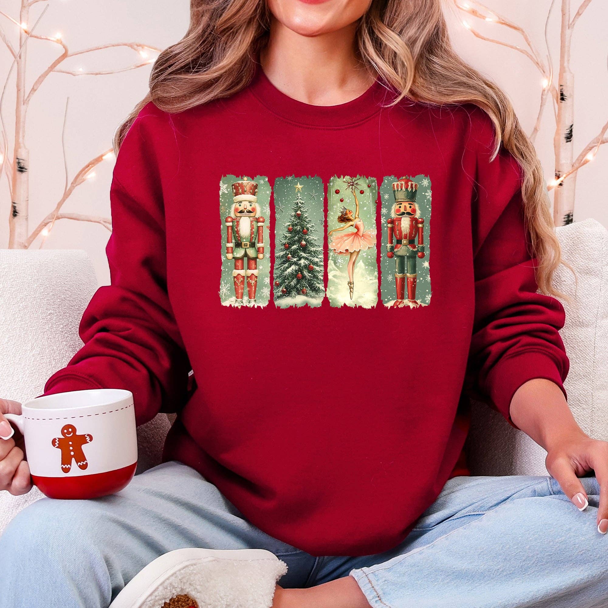 Christmas, Nutcracker Ballet, Vintage, Cute Sweatshirt