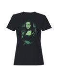 Neon Green Mona Lisa Print Women's T-Shirt