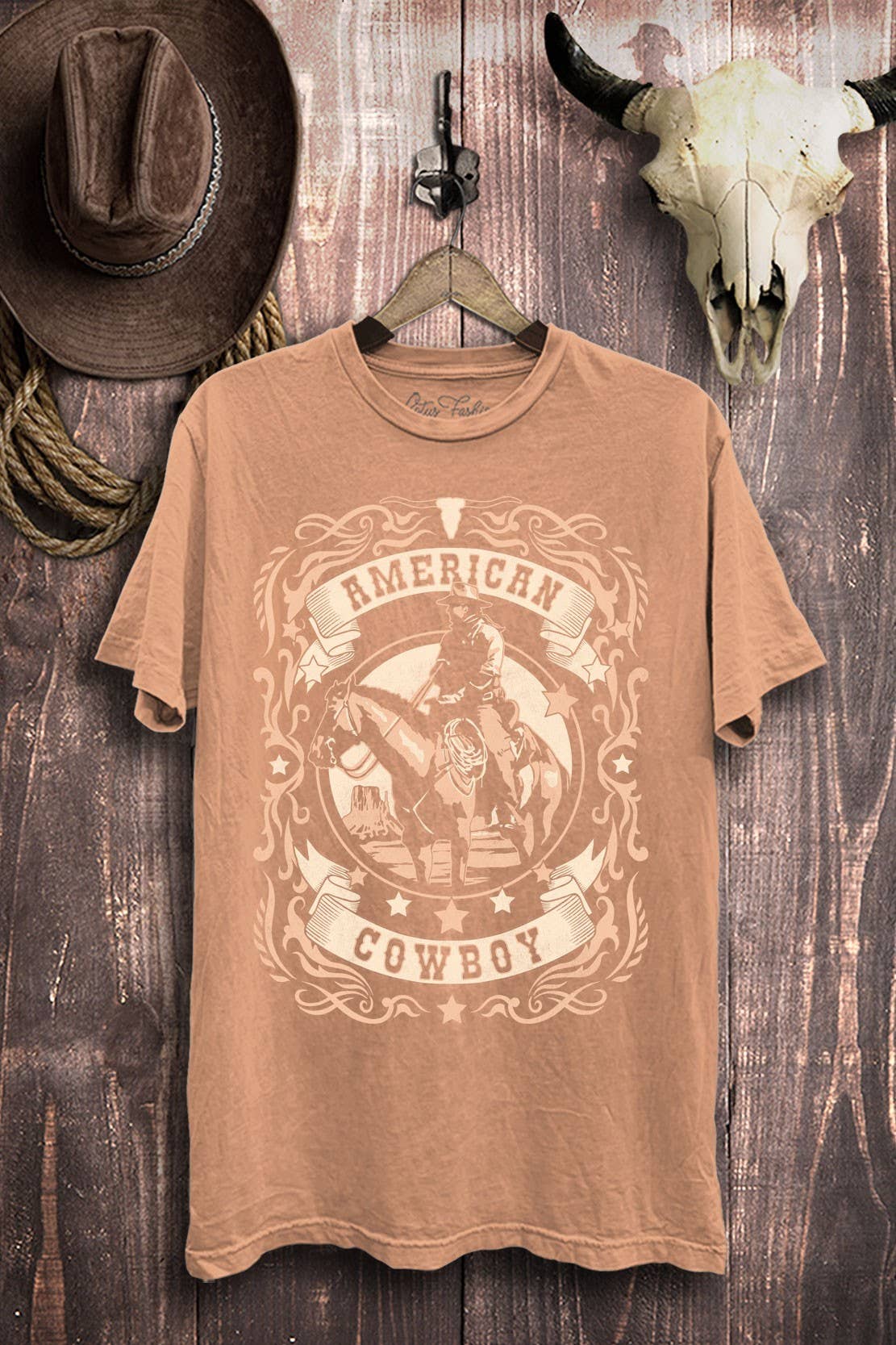 American Cowboy Graphic Top