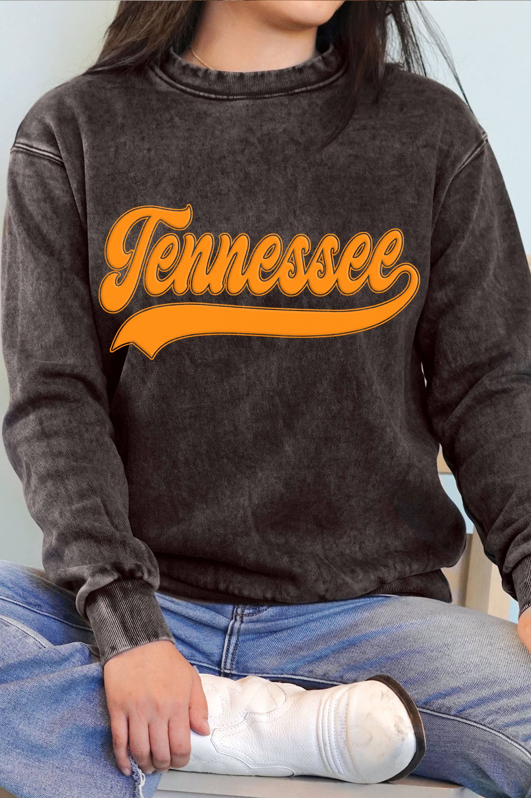 Tennessee Puff Graphic Mineral Brushed Sweatshirt