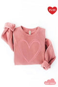 Heart Puff Plus Graphic Sweatshirt