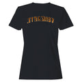 Asheville Tiger Print Arched Text Women's T-Shirt