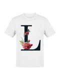 Floral Elegance: the Letter L Women's T-Shirt