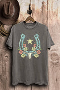 Horseshoe Graphic Top