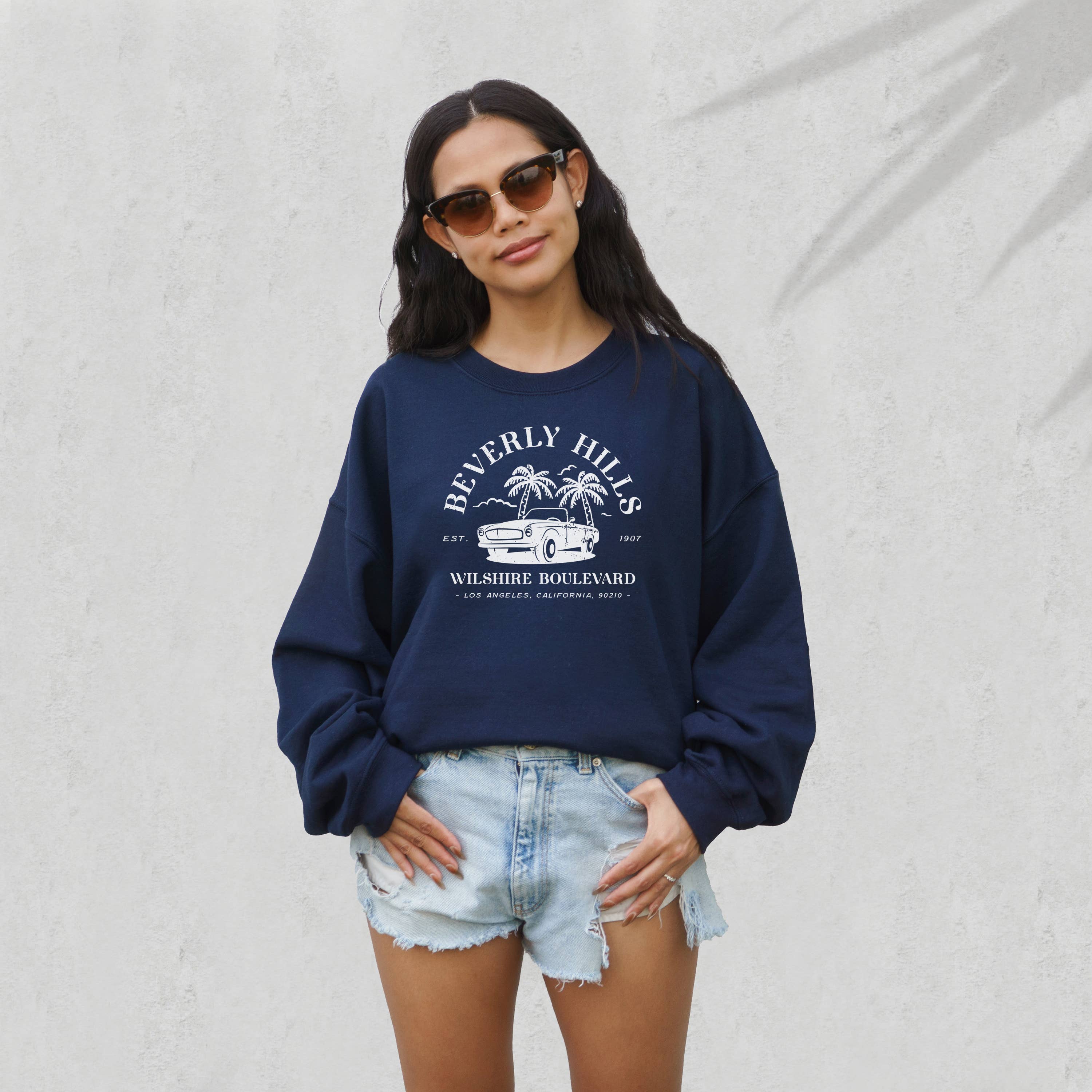 Bel Air Sweatshirt, California, Travel, Graphic Tee