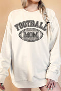Football Mom Oversize Terry Sweatshirts