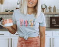 Nurse Coffee Scrubs Rubber Gloves T-Shirt
