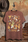 Howdy Western Graphic Top